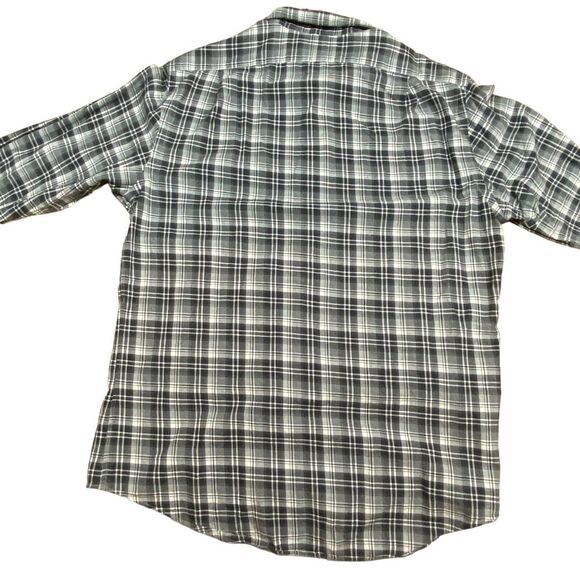 Polo Ralph Lauren Shirt Mens Size XL Gray Plaid Collared Button Down Slim Fit - Picture 6 of 9